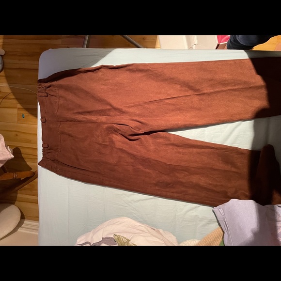 Thrifted wide leg brown pants - Picture 5 of 6